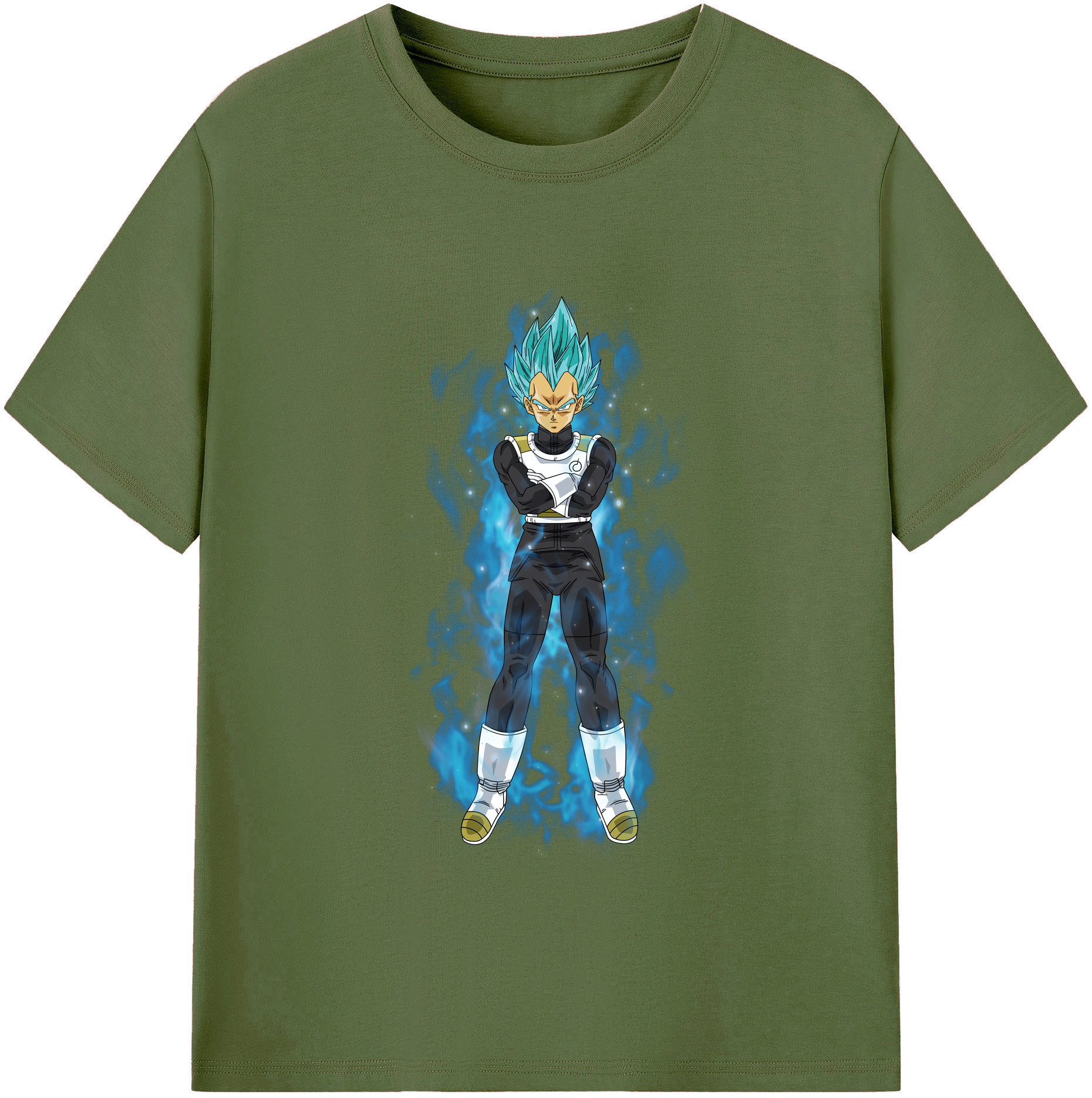 （画像用） ドラゴンボール ベジータ四世（Bejīta Yonsei）DRAGON BALL Vegeta IV 綿100％半袖Tシャツ（フロントプリント）